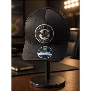 NWT Top of the World Syracuse  Flex Fit Baseball Cap Hat Rubber Logo
